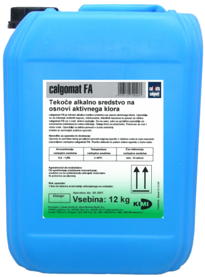 Alkalno čistilo Calgomat FA, 12 kg