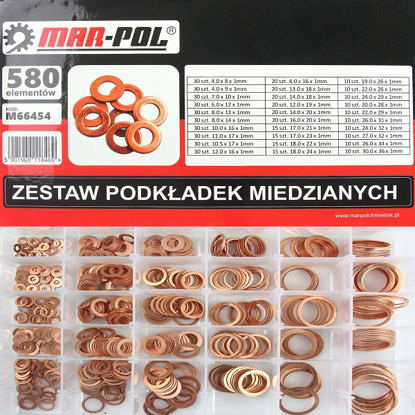 tesnila, podložke, bakrene, po velikosti, plastično ohišje, mehanizacija Miler, orodje, pripomočki,bakrena tesnila, set tesnil, tesnila 580 kom, tesnila za industrijo, odporna tesnila, tesnila za avtomobile, tesnila za visoke temperature, bakrena tesnila set, tesnjenje za domače delavnice