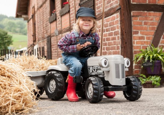 Fotografija izdelka Igrača TRAKTOR rollyKid Little Grey Fergie s prikolico, ROLLY TOYS