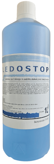 Fotografija izdelka Čistilo za vetrobransko steklo, zimsko do -30° Ledostop, 1 L 