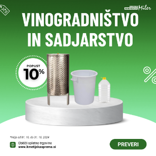 Picture for category Akcija na opremo za vinogradništvo in sadjarstvo -10%