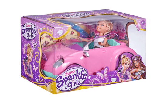 Fotografija izdelka Igrača Sparkle Girlz/ set Princesa + vozilo 27cm 