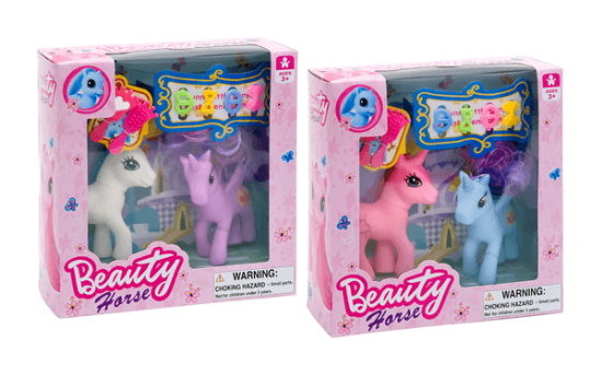 Fotografija izdelka Set 2 konjičkov Pony Beauty UNIKATOY 